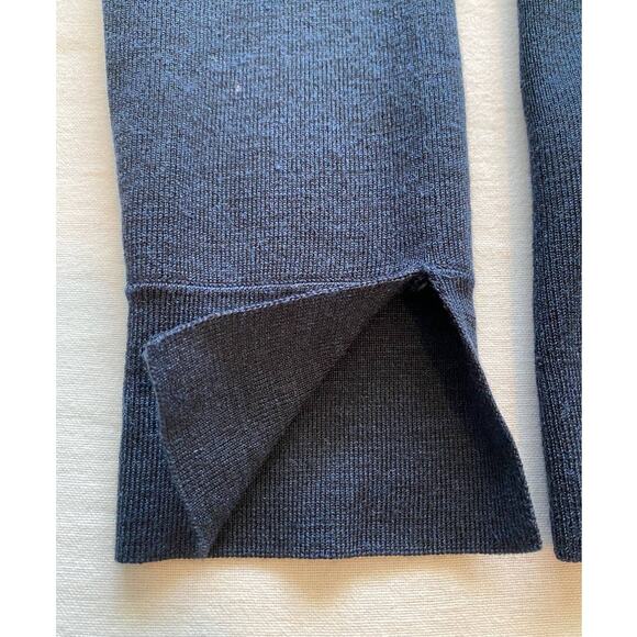 EUC! Twinhill Wool Blend Cardigan Sweater Uniform ALASKAN Crewneck M Navy Blue - Picture 8 of 9